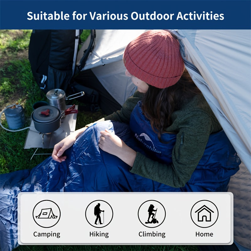 NNETM 4-Season Lightweight Mummy Sleeping Bag for Camping