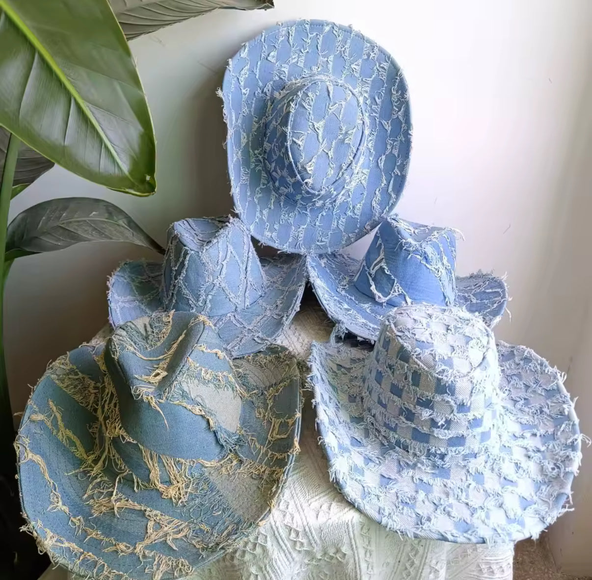 Western Denim CowboyHat