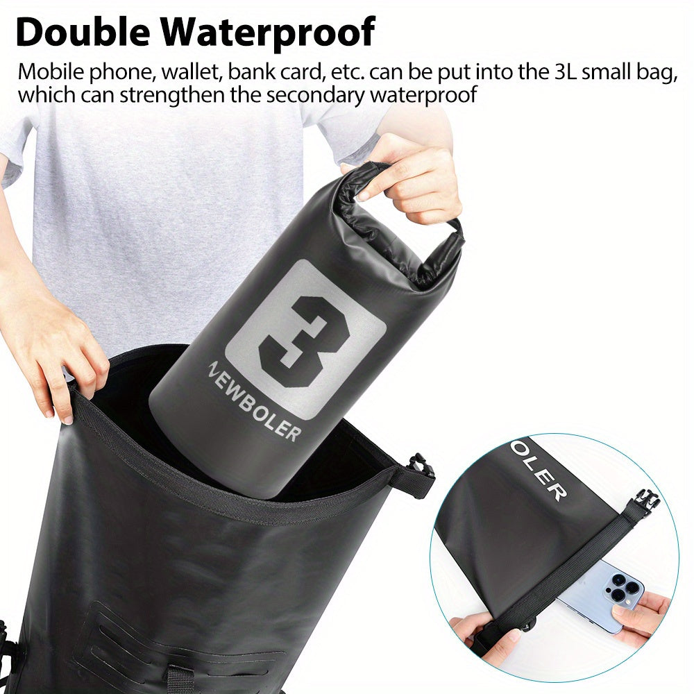 NNETM Waterproof Dry Bag Backpack Outdoor Gear