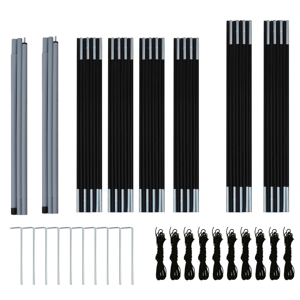 vidaXL Camping Tent Pop up Backpacking Tent for 9 Persons Outdoor Family Tent