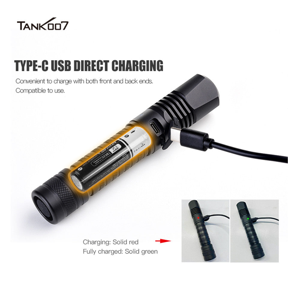 TANK007 CI05 UV LED Flashlight