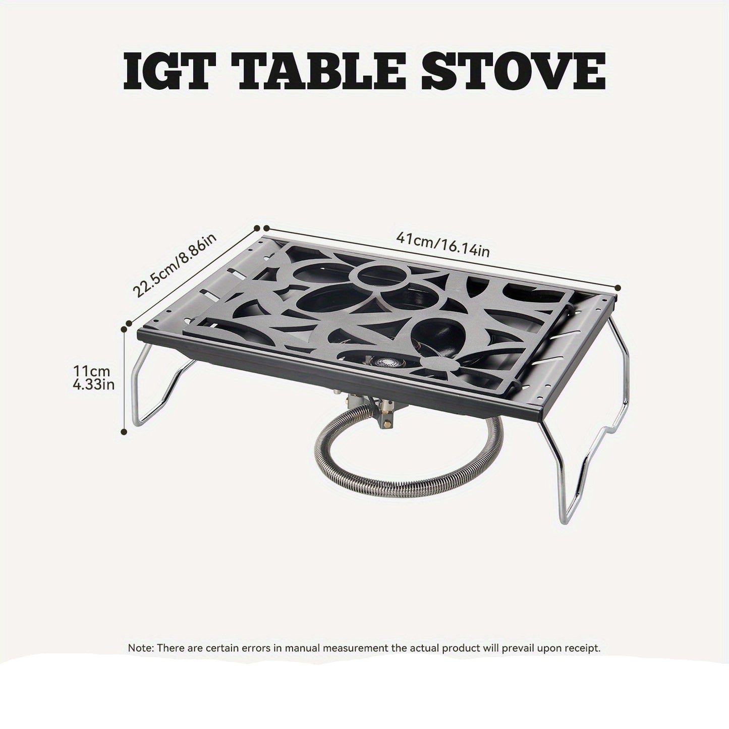 NNETM Camping Stove Portable Piezo Ignition