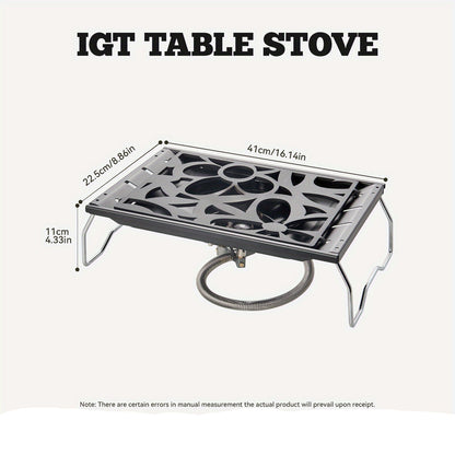 NNETM Camping Stove Portable Piezo Ignition